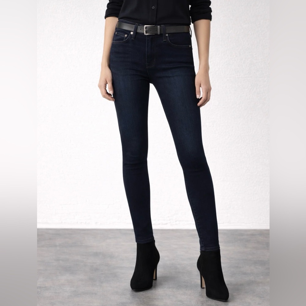 Fidelity Jeans Gwen High Rise Skinny Ankle Crop 30